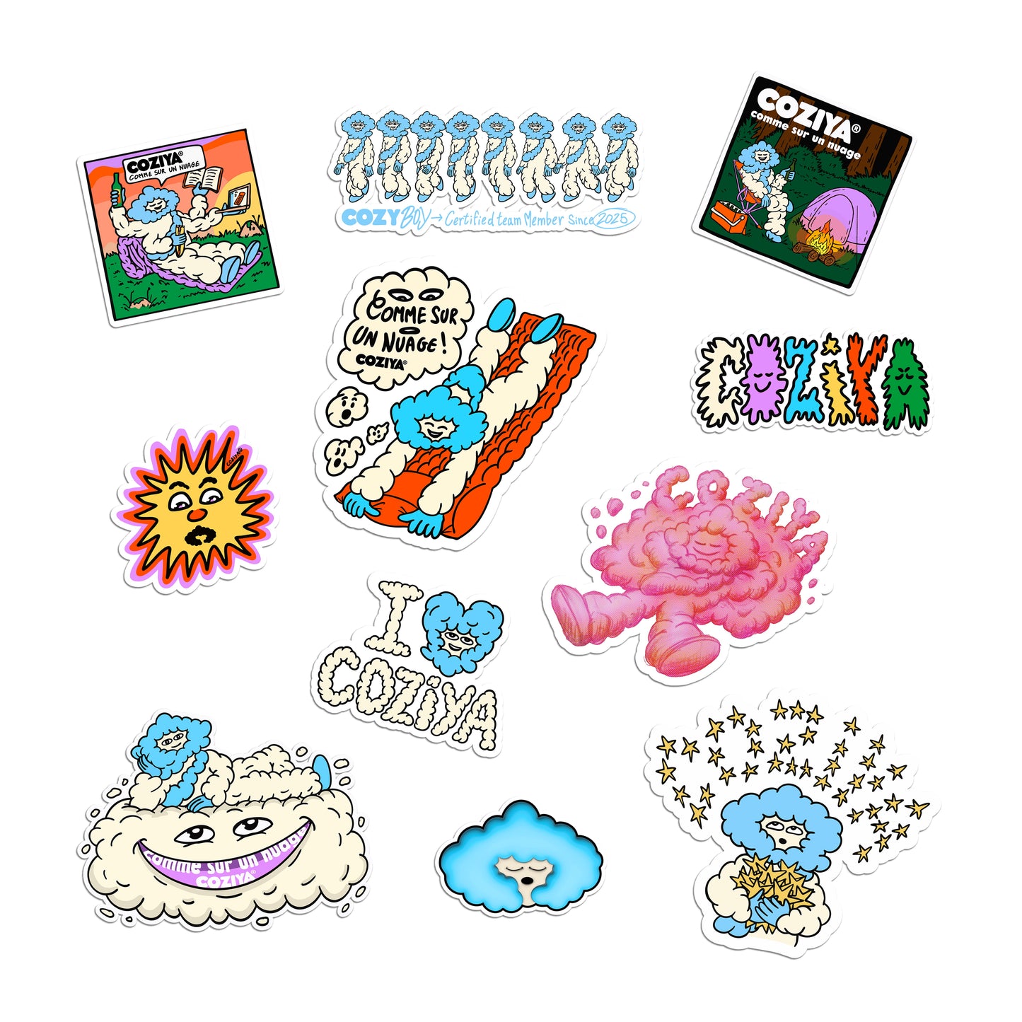 Pack de stickers (11 pcs)
