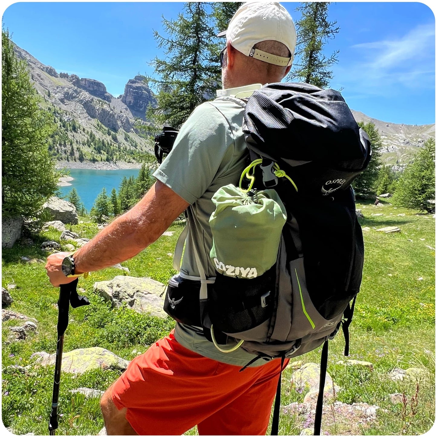 Un matelas gonflable léger et facile à transporter qui se range facilement dans un sac à dos pour la randonnée, un bivouac, ou un camping