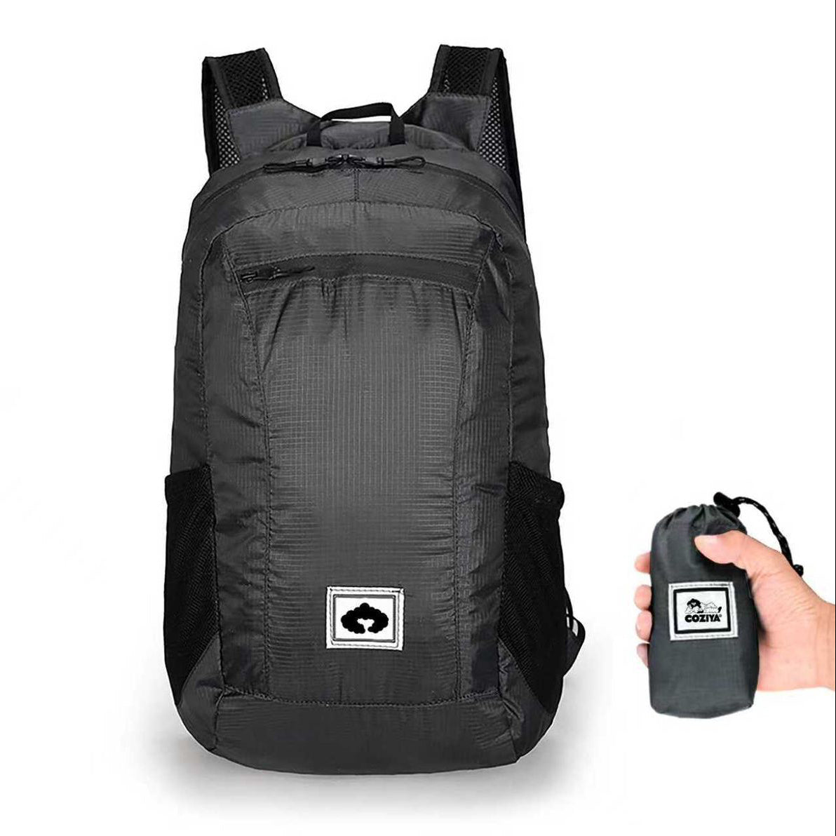 Sac à dos compact pliable Coziya® - ultra léger voyage randonnée plage
