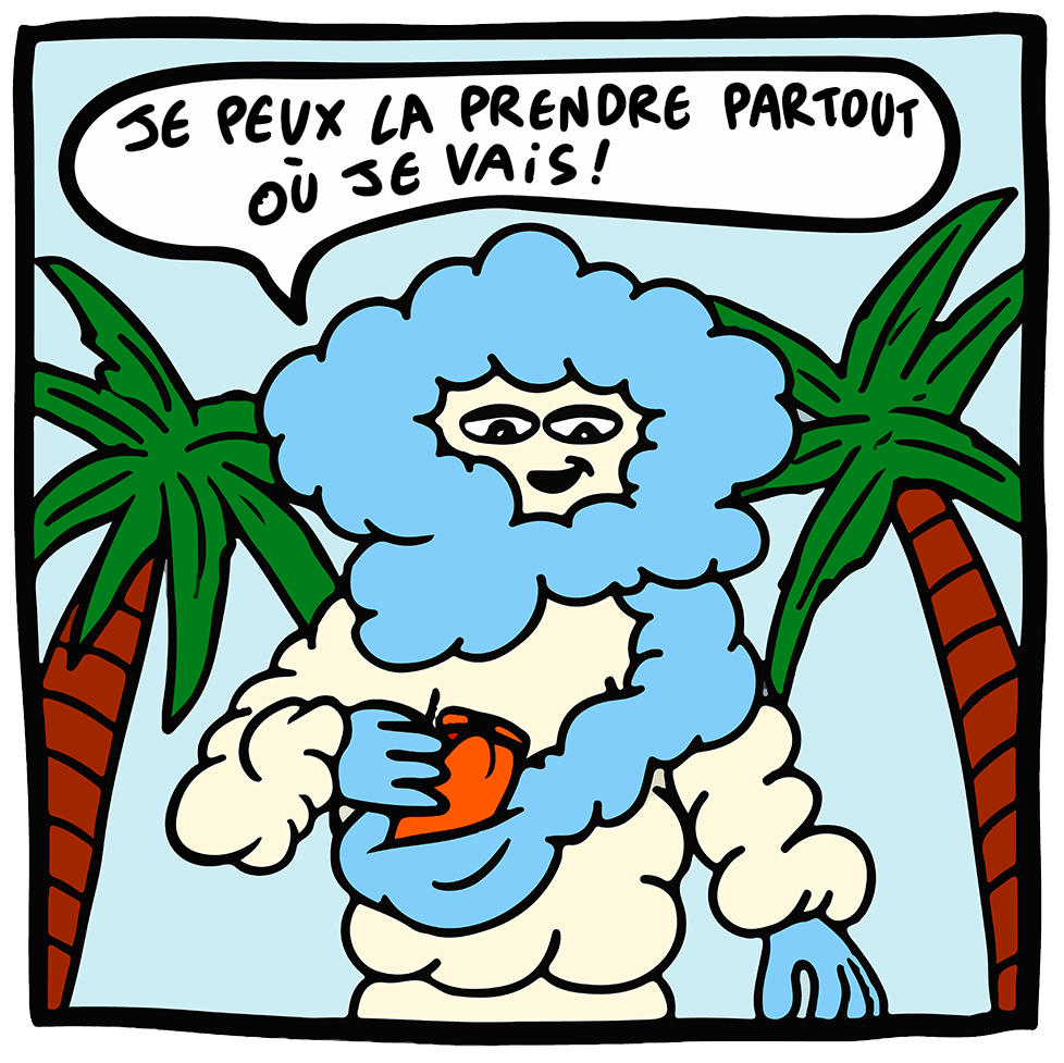Serviette compacte