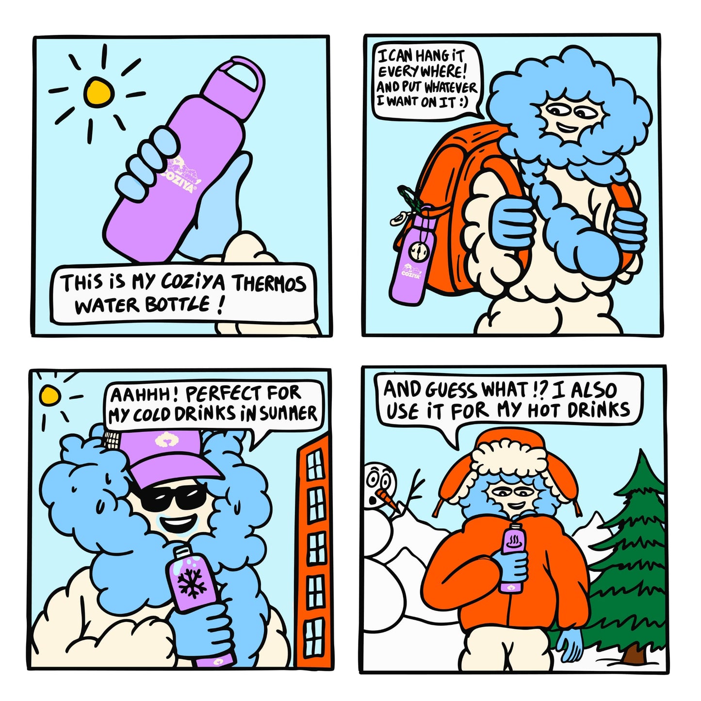 HOOK650 Gourde isotherme inox