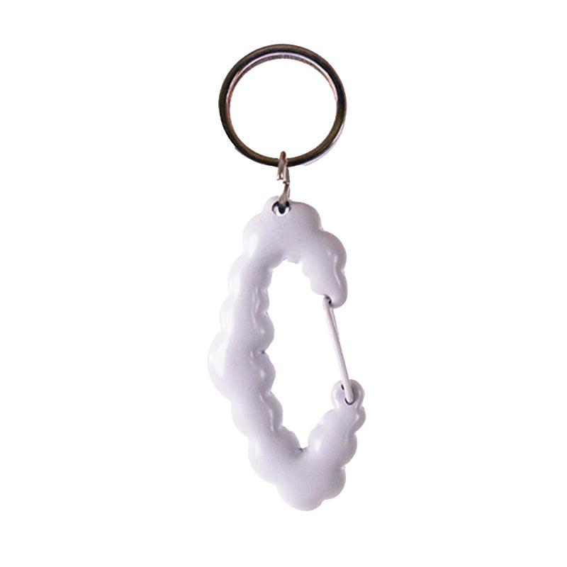 Mousqueton porte-clés Cloud Coziya® - design nuage accessoire outdoor