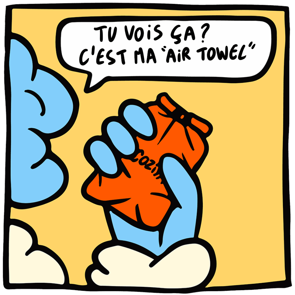 Air Towel ultra compacte